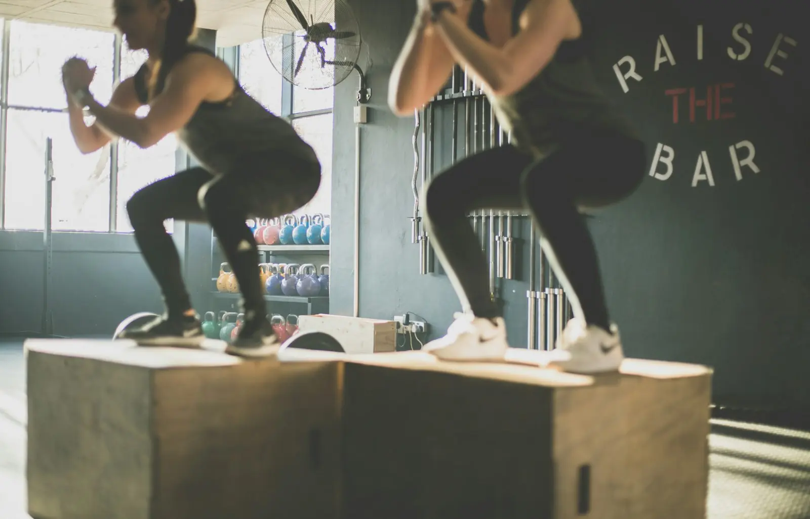 Box Jumps im Kurs